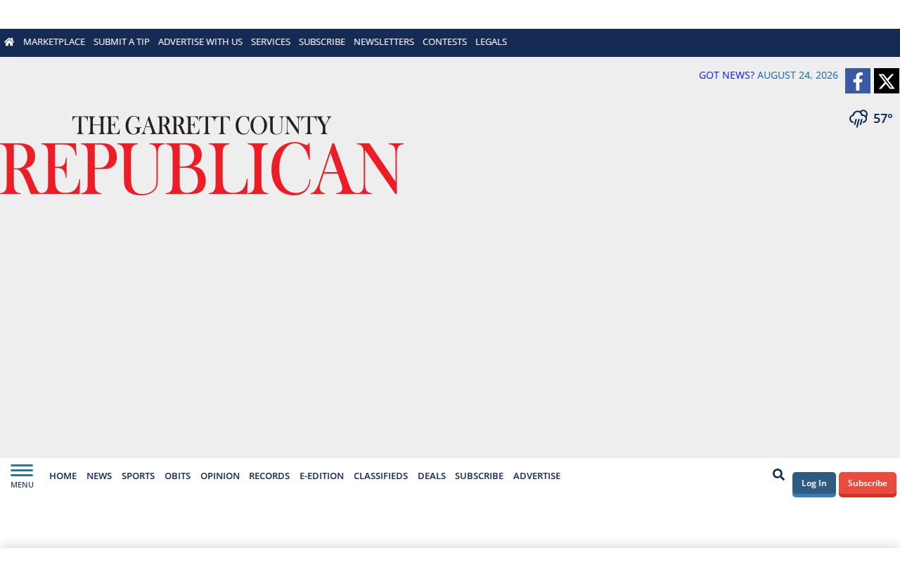 Garrett County arrest record headlines in The Republican WVNews archive